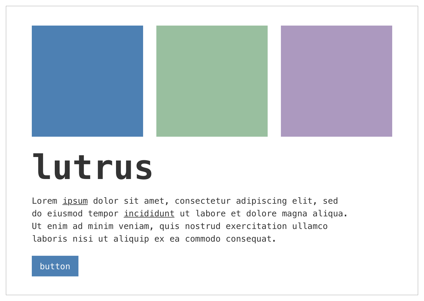 lutrus branding